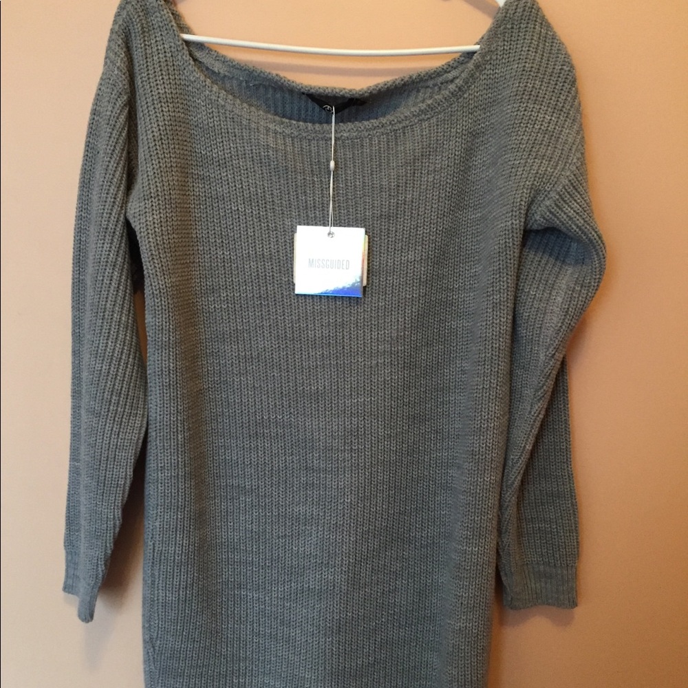 Knitted sweater dress